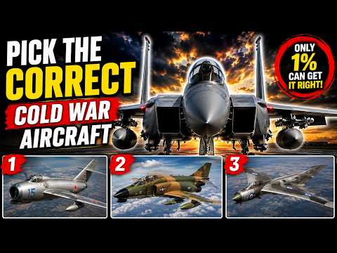 Can You Guess the Cold War Warplane? ✈️ Military Aircraft Photo Quiz (70 Jets &amp; Bombers)