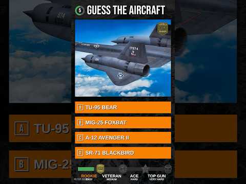 4 Recon Aircraft — Identify All? #militaryaviation