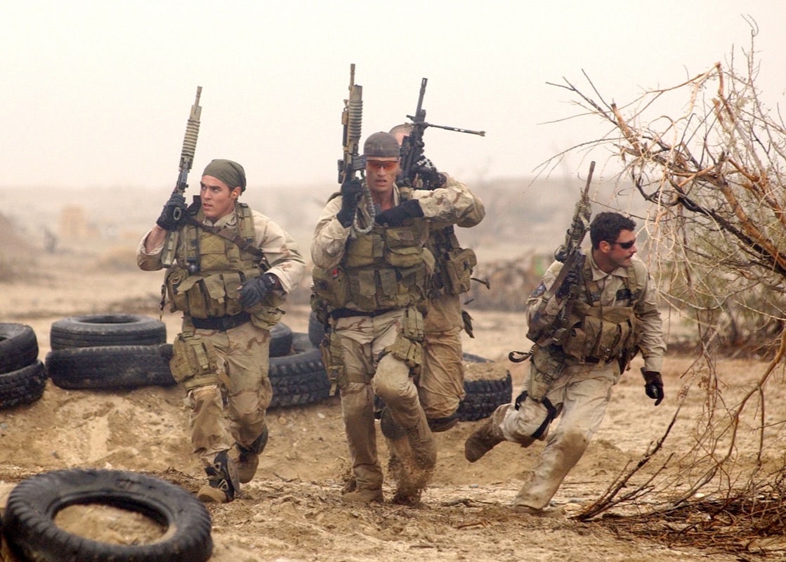 Special operations forces operators in tactical gear