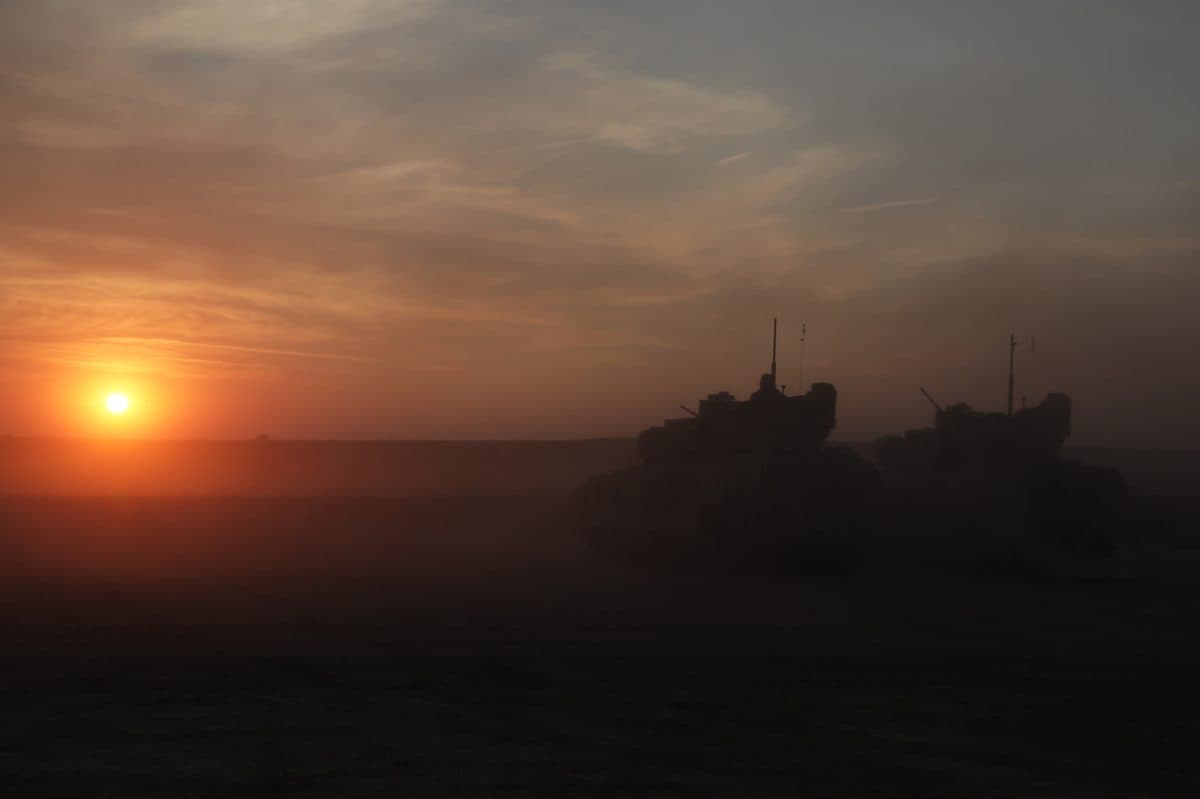 Modern infantry fighting vehicle representing the best armored combat vehicles protecting infantry in battle