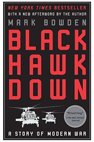 Black Hawk Down by Mark Bowden book cover