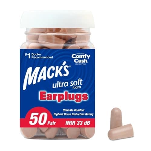 Mack's Ultra Soft foam earplugs 50-pair value pack