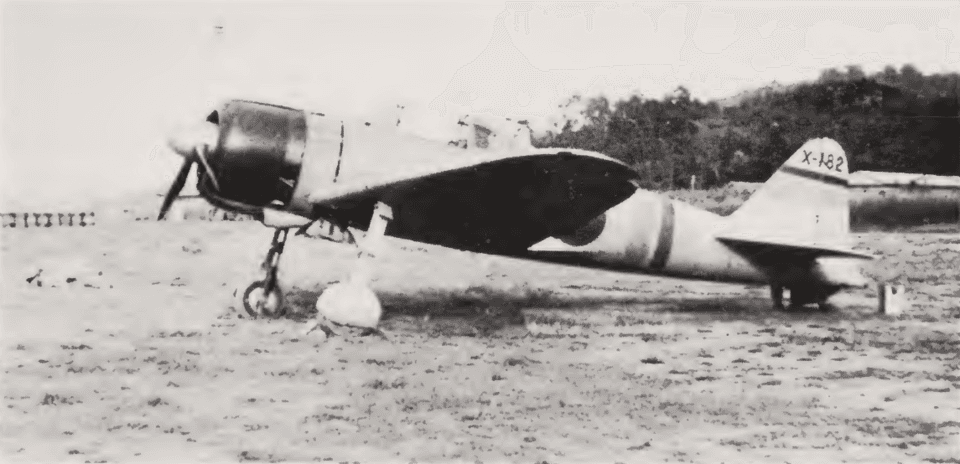 A6M Zeros at Rabaul airfield, New Britain, during Japanese operations in the Pacific