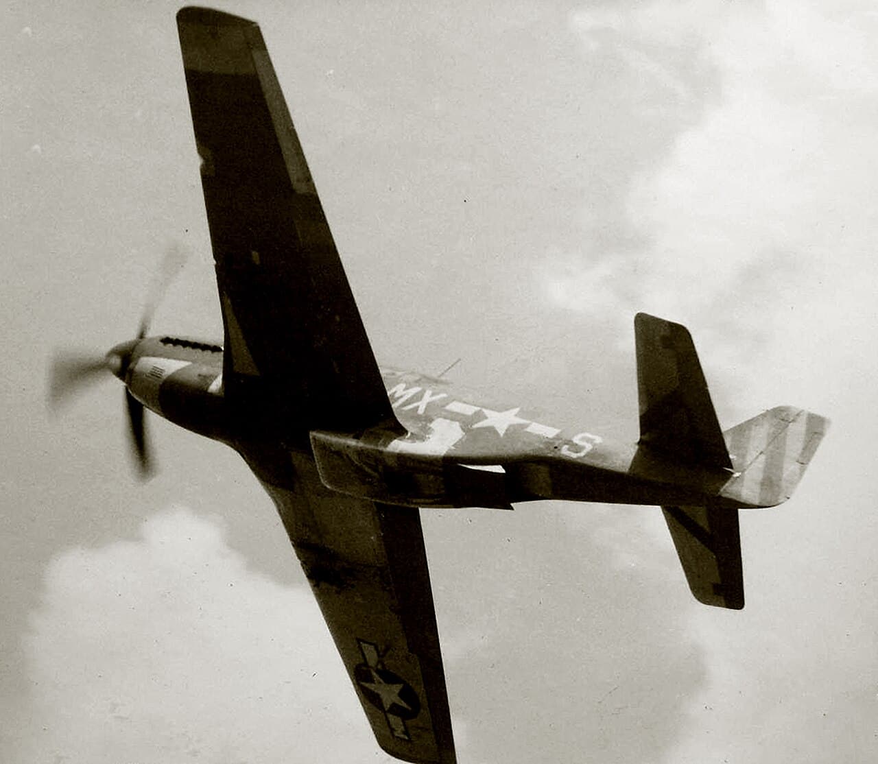 P-51D Mustang of the 31st Fighter Group in flight