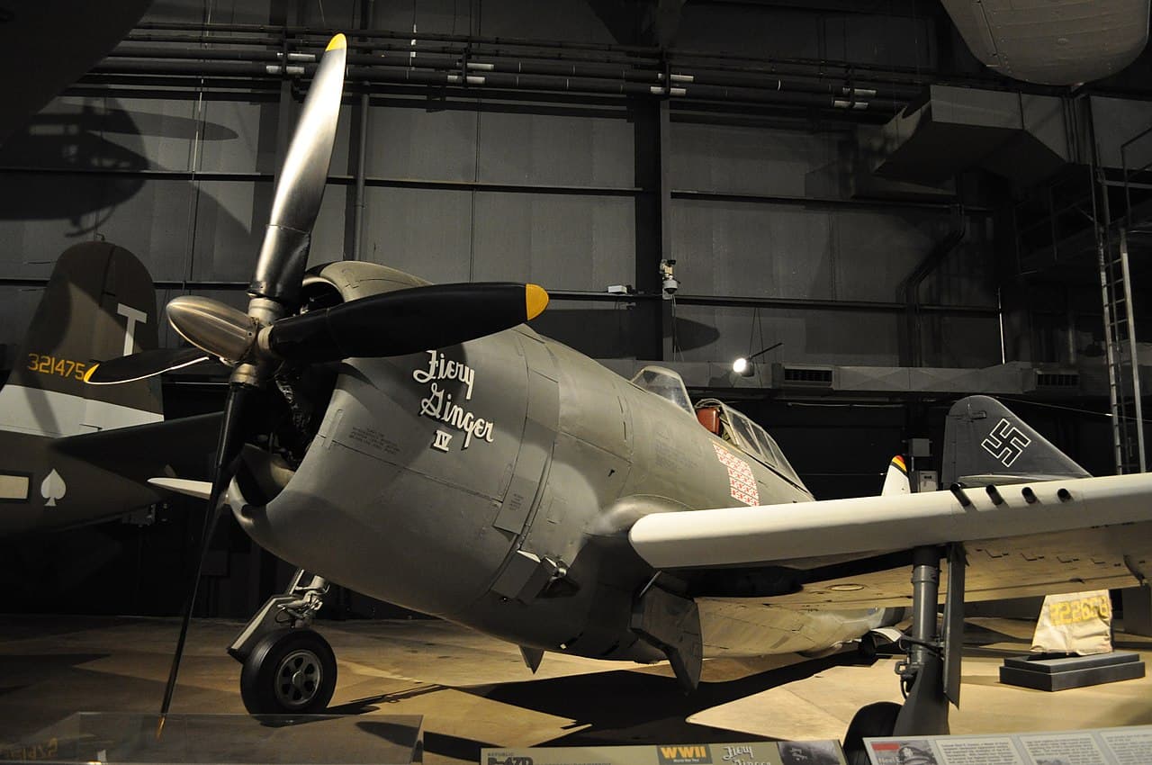 Republic P-47D Thunderbolt "Razorback" variant with original framed canopy