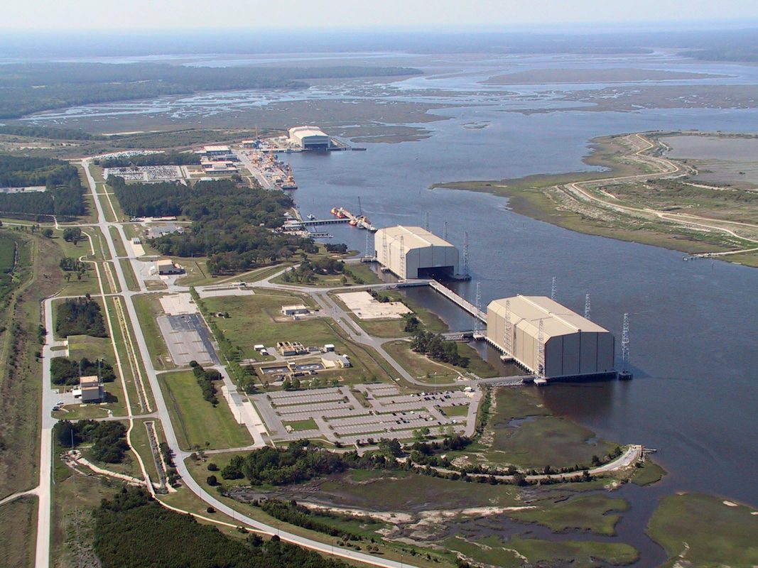 Naval Submarine Base Kings Bay in Georgia, home of the Atlantic Fleet's ballistic missile submarines