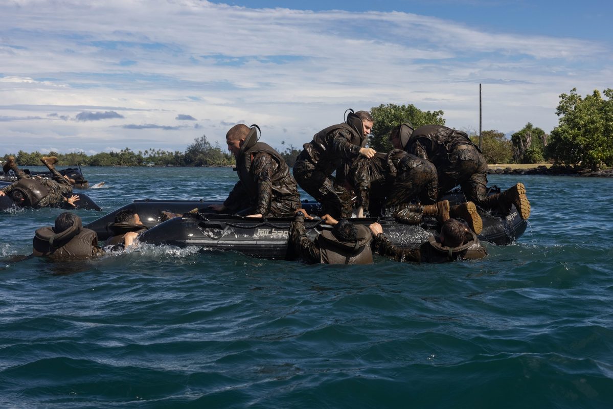 French Commandos Marine operators during maritime special operations