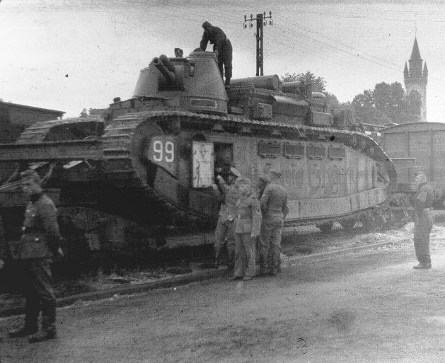 French Char 2C super-heavy tank, one of the largest tanks ever built