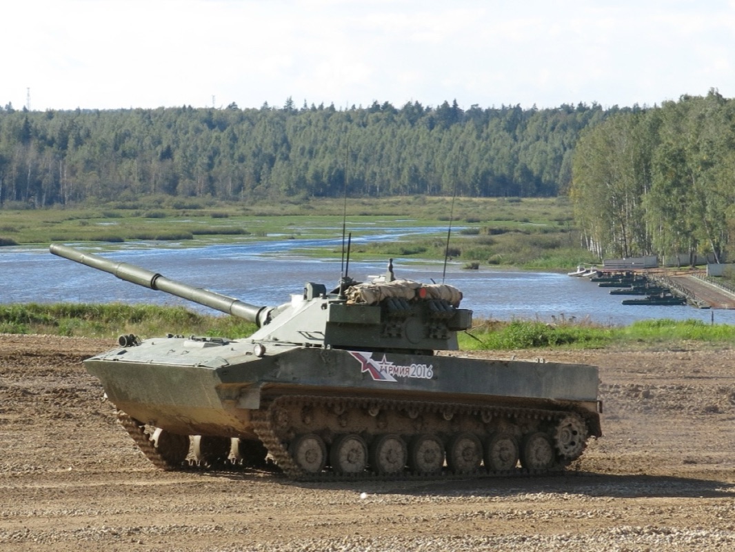 2S25 Sprut-SD self-propelled anti-tank gun for Russian airborne forces