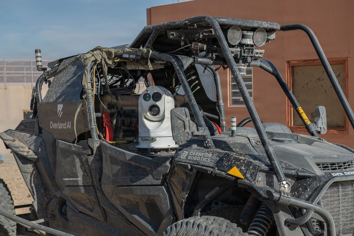 DARPA autonomous military vehicle concept for off-road autonomous navigation
