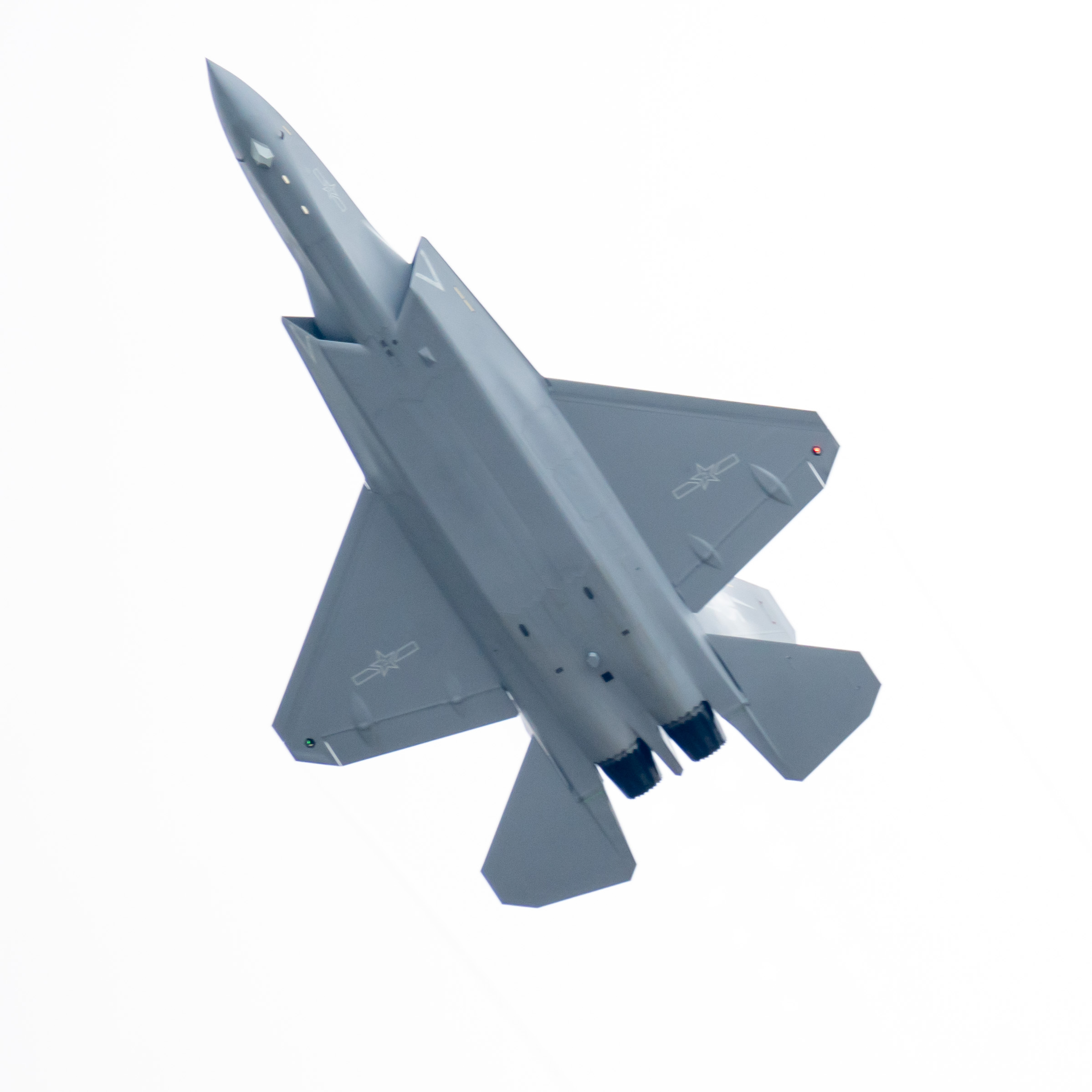 J-35 fighter on the deck of Chinese aircraft carrier Fujian
