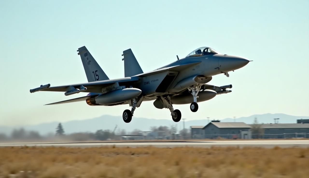 F-15EX Eagle II arrives at Eglin Air Force Base for testing