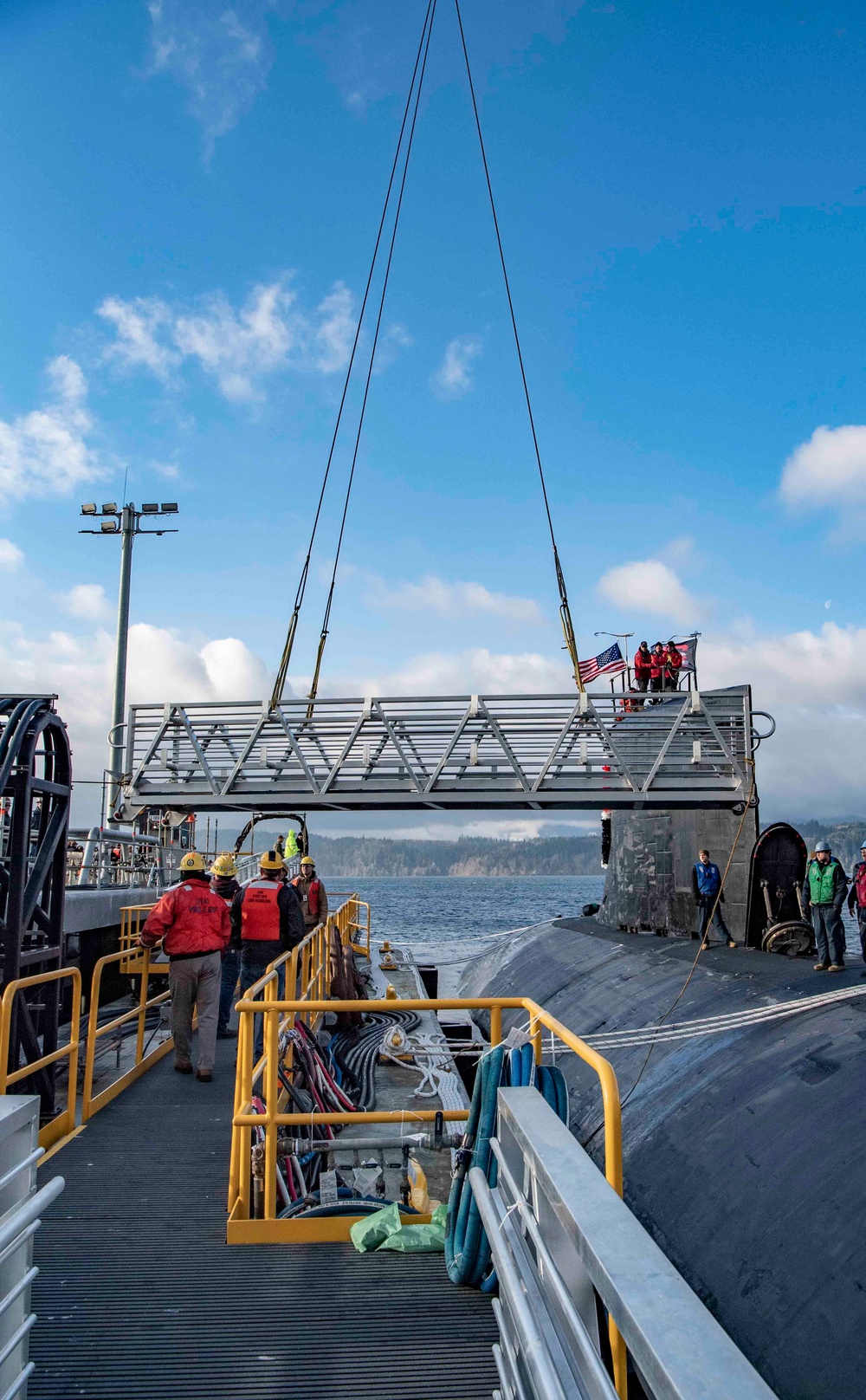 USS Seawolf submarine returning from deployment to Naval Base Kitsap