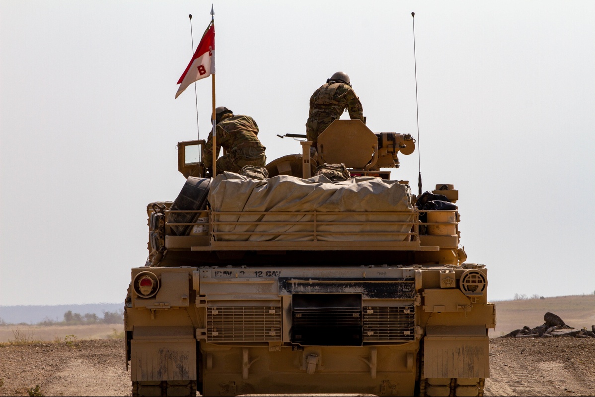 M1E3 Abrams next-generation main battle tank prototype on display
