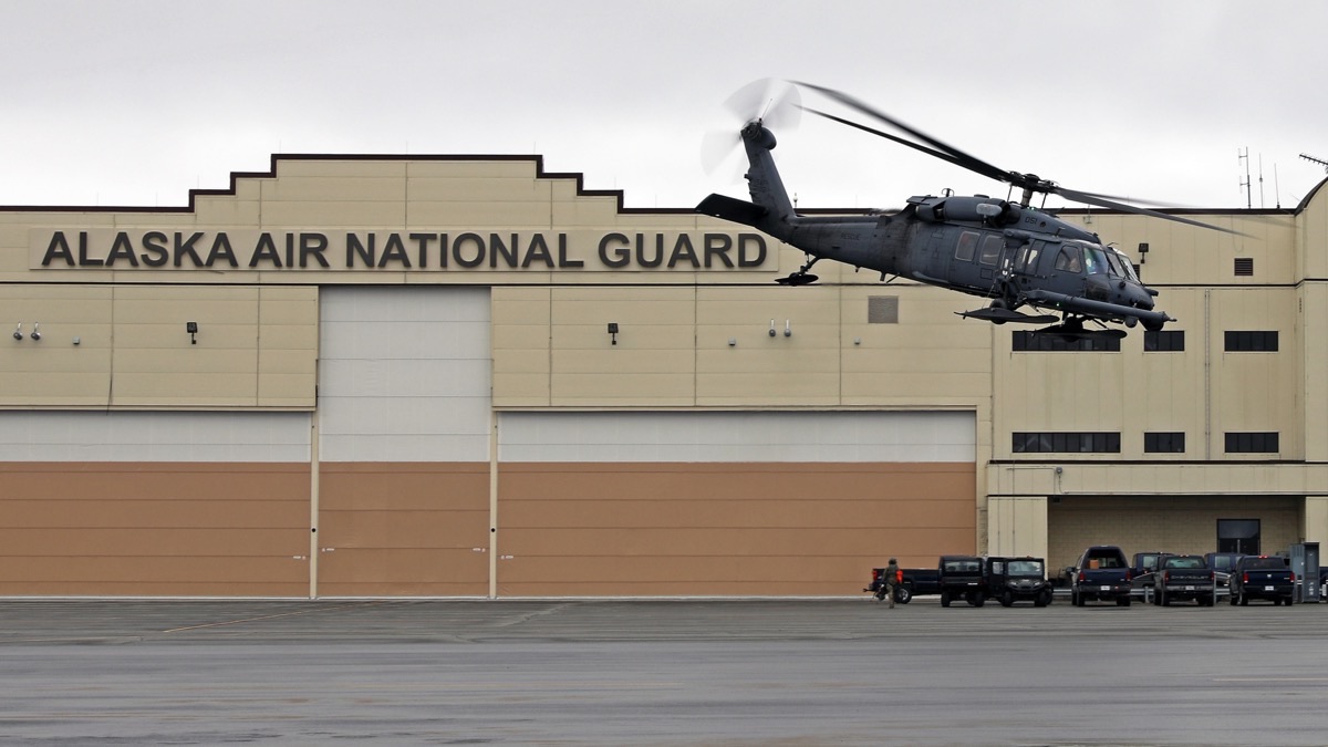 HH-60G Pave Hawk combat search and rescue helicopter in flight