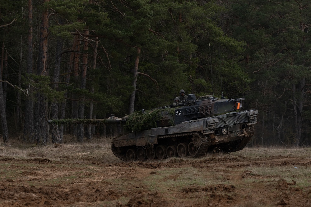 Allied Spirit 24 participants conduct Leopard 2A7 training in Germany