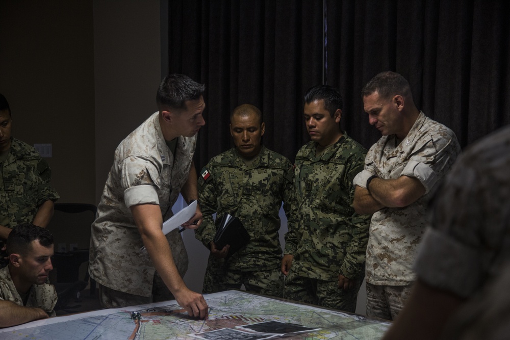 Military testing range where experimental technologies are evaluated