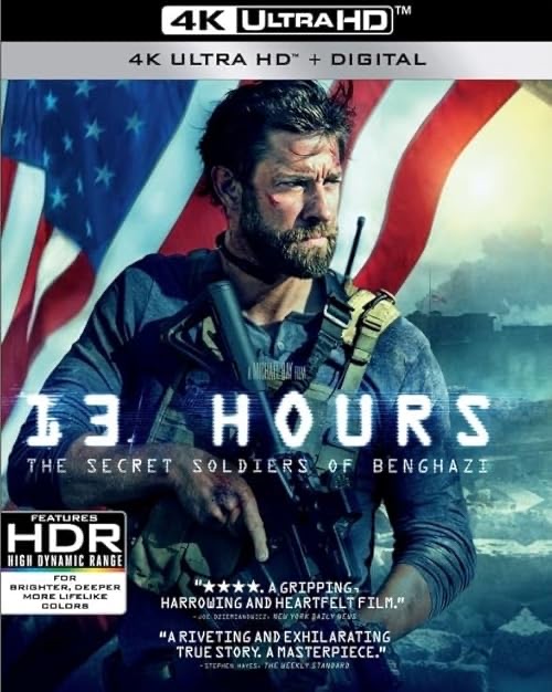13 Hours Secret Soldiers of Benghazi 4K Ultra HD Blu-ray