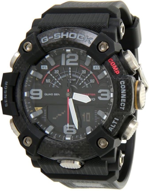 Casio G-Shock Mudmaster GG-B100 analog-digital watch with carbon core guard