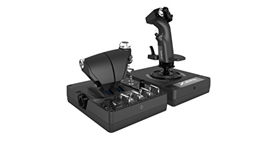 Logitech X56 Rhino HOTAS with RGB lighting