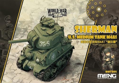 Meng WWT Sherman snap-fit model kit box