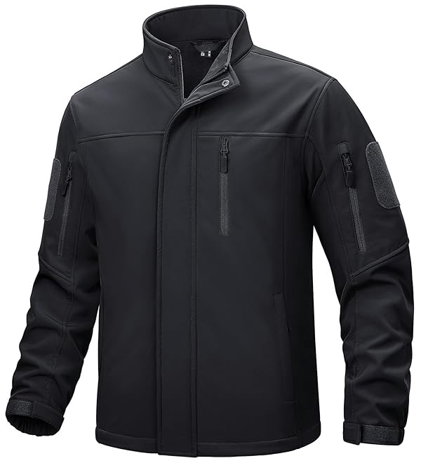 TACVASEN tactical softshell jacket in army green