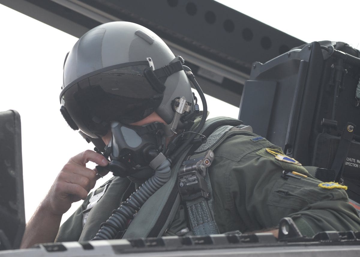 F-22 helmet
