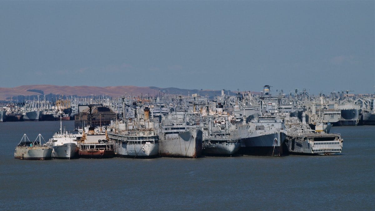 Suisun Bay, abandoned military base