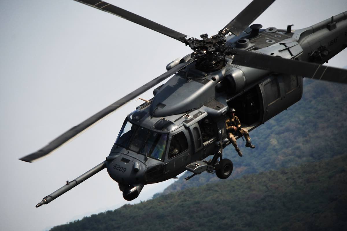 HH-60G rescue mission