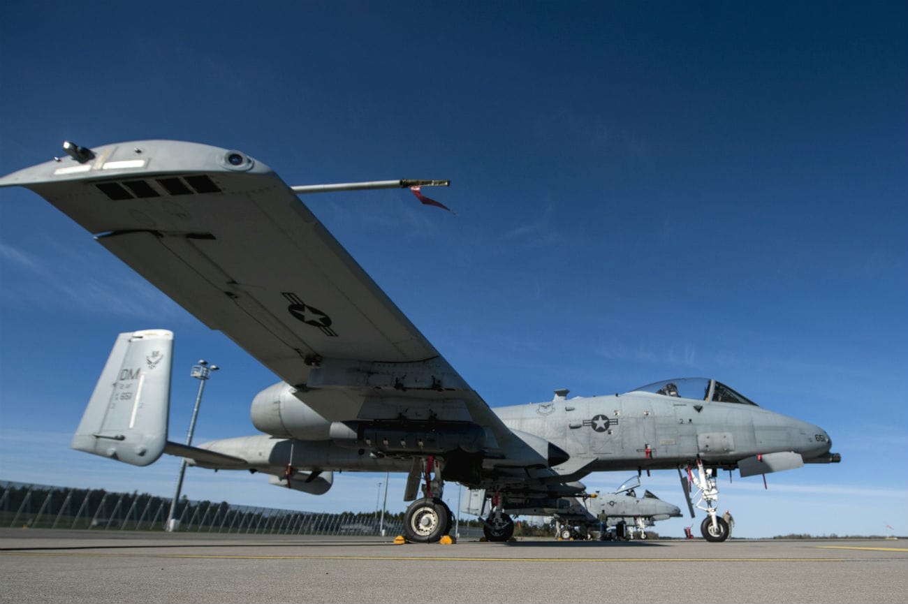 A-10 Thunderbolt Aircraft Parked