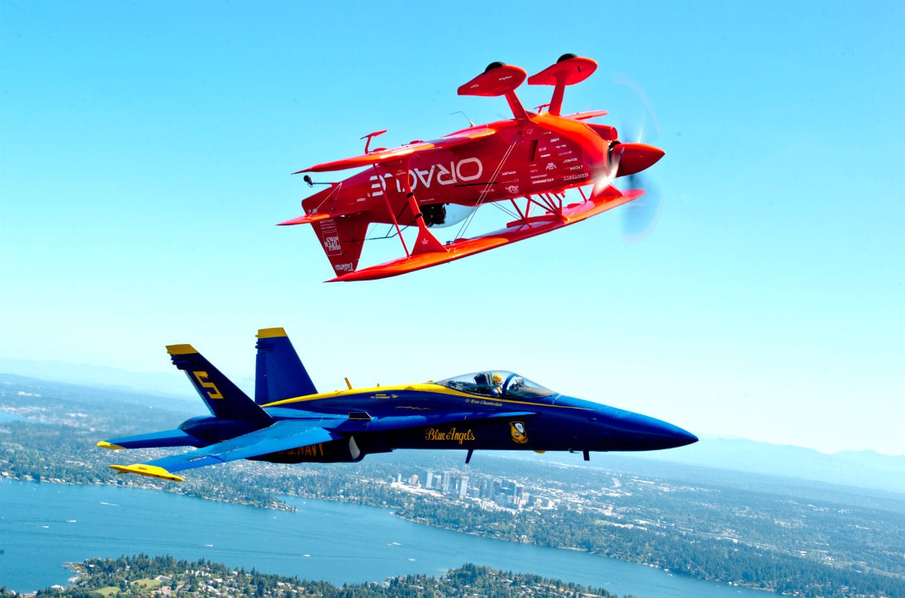 Blue Angels oracle show