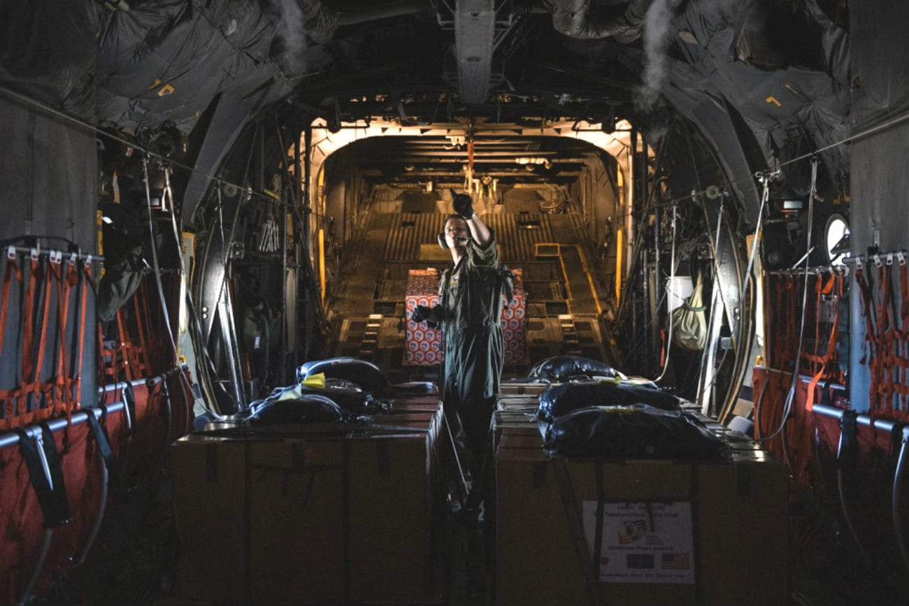C-130 Aircraft Back