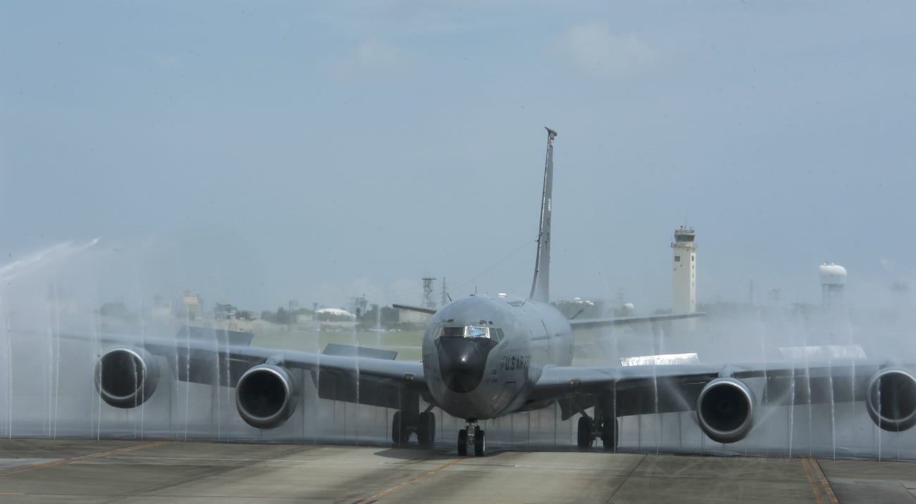 KC-135 birdbath