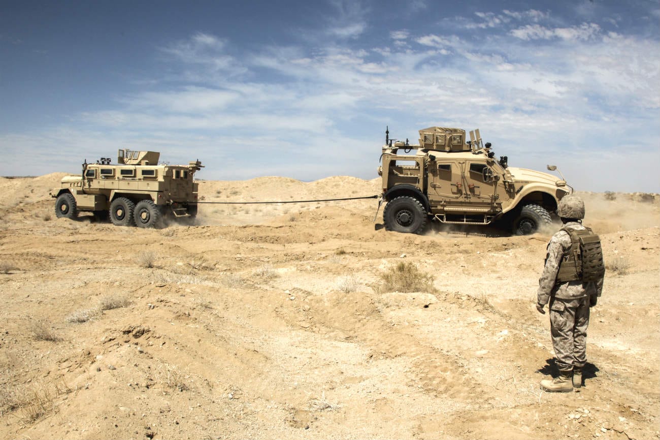 MRAP tow