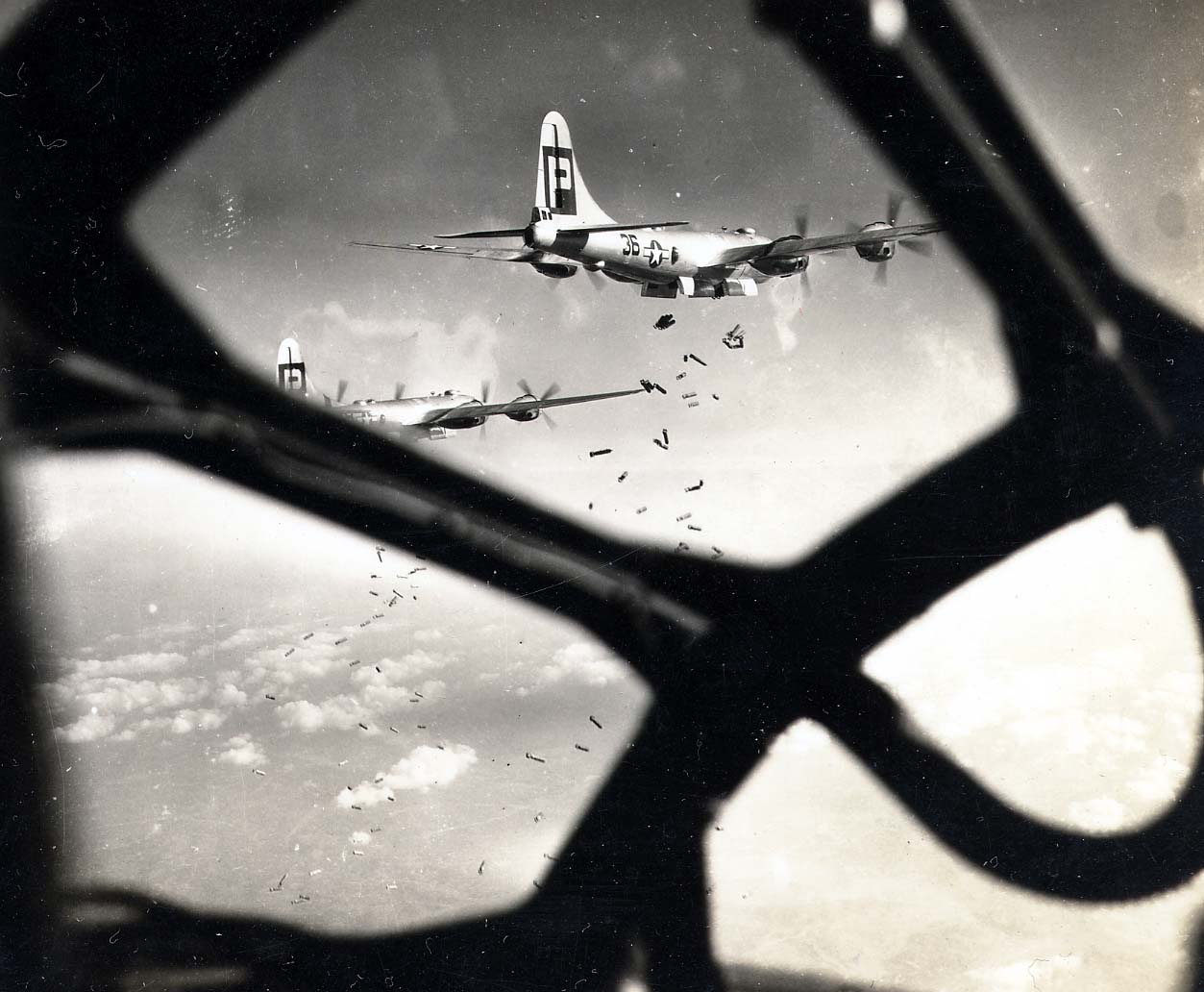 Boeing B-29 View from Cockpit