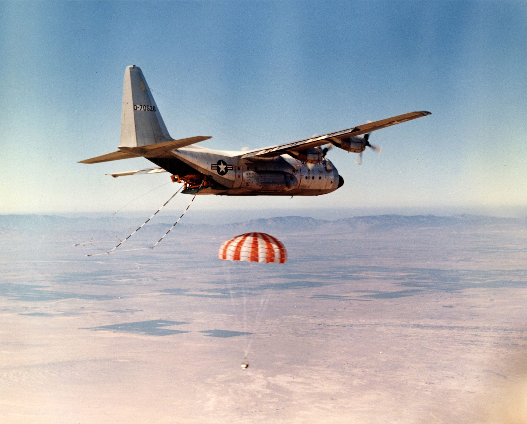 JC-130B with nose cone,