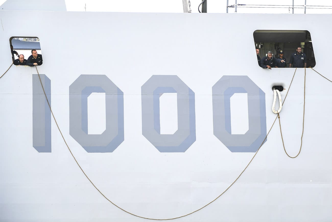 USS Zumwalt Sailors