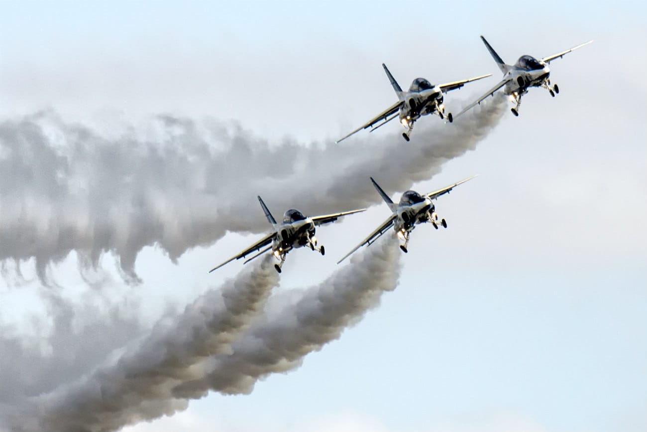Blue Impulse Airshow Japanese