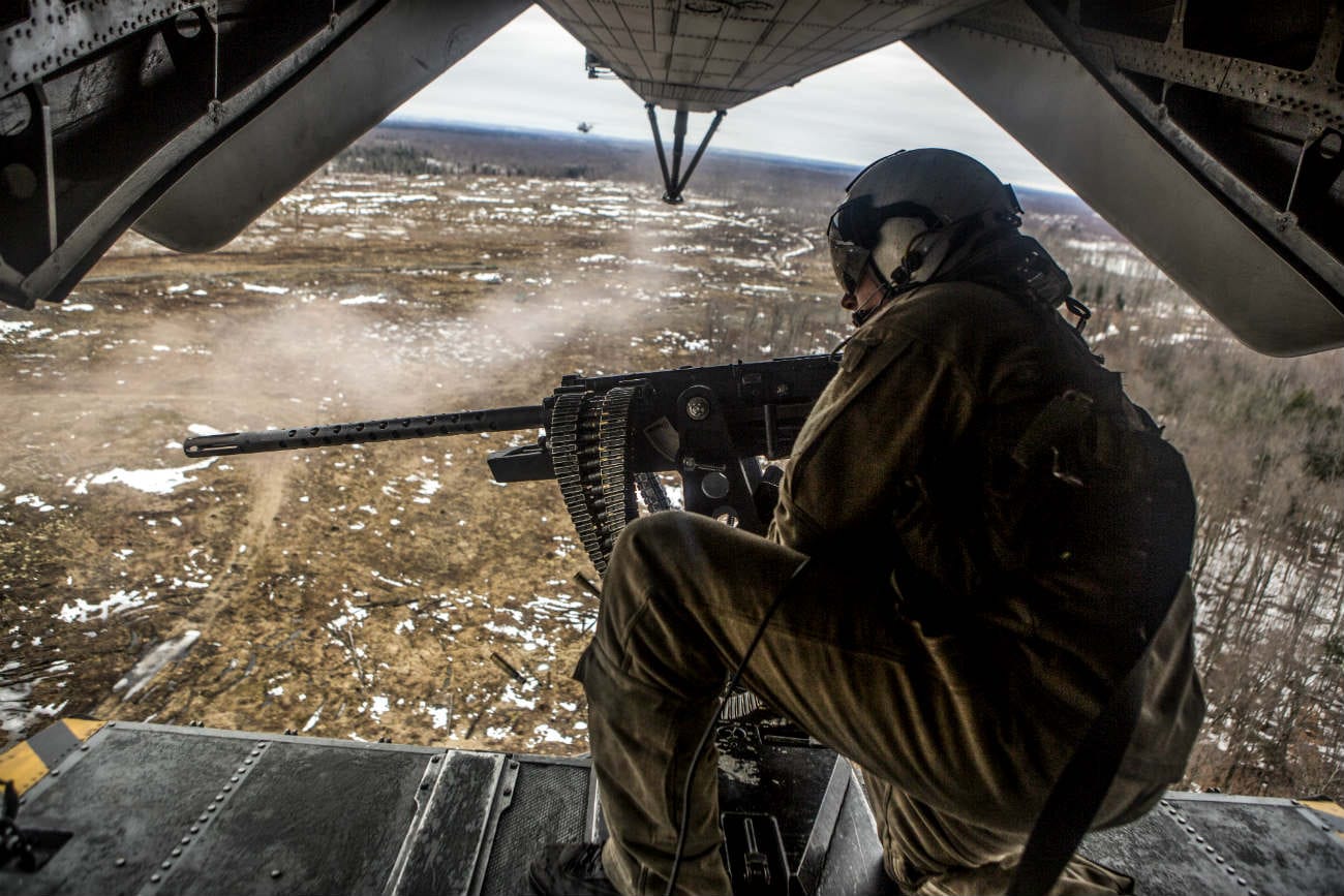CH-53 Sea Stallion Machine Gun