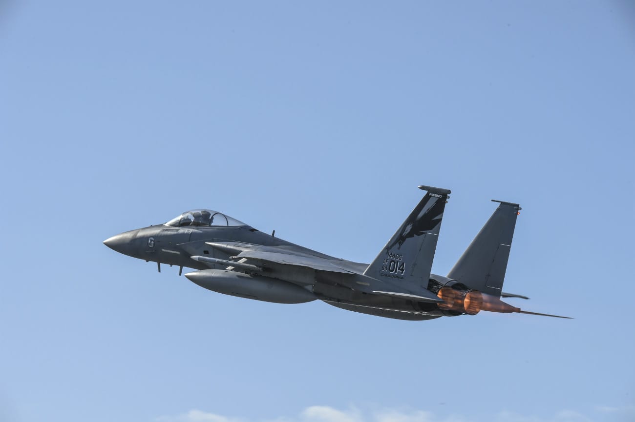 F-15 jet Afterburner