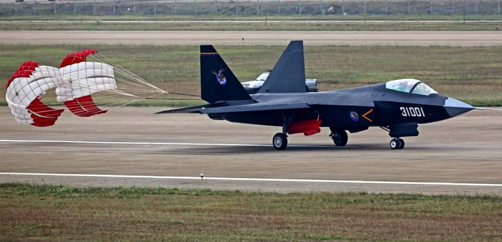 Shenyang J-31 Parachute