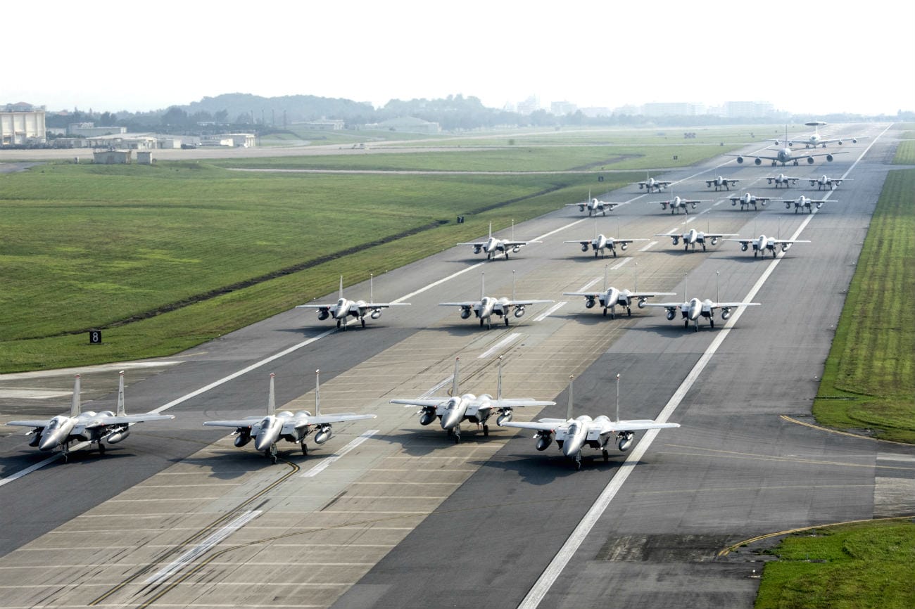 F-15 Elephant walk