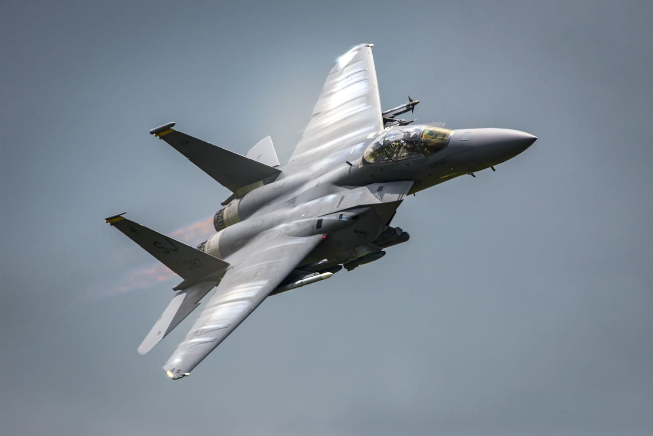 F-15 eagle soars