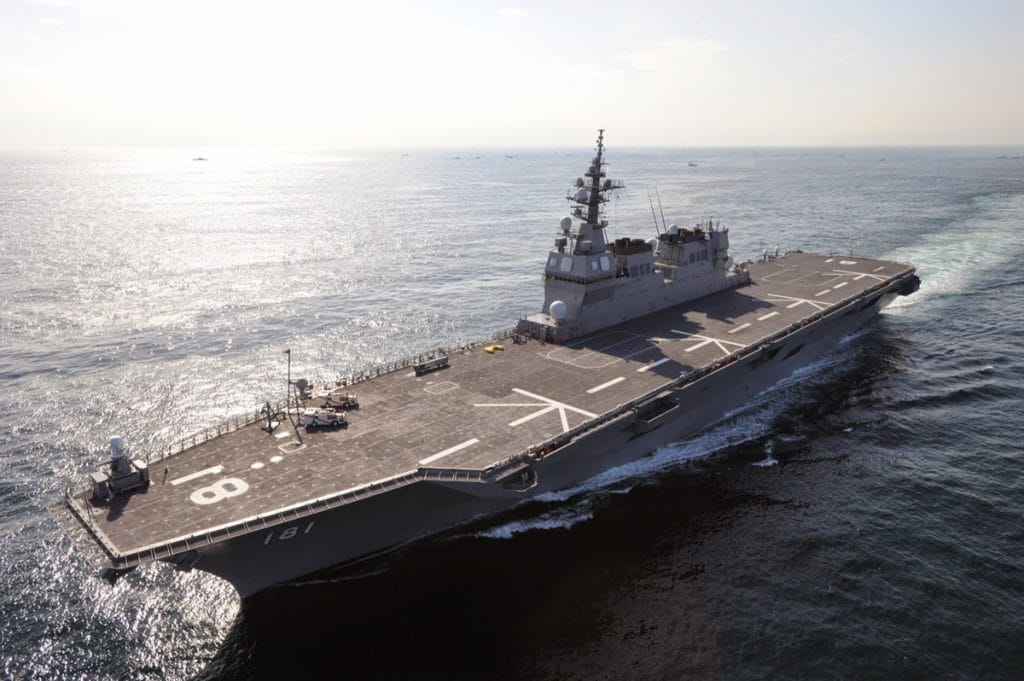 Izumo-Class Helicopter Destroyer largest warships
