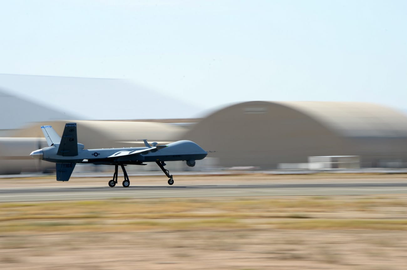 MQ-9 Reaper - First takeoff
