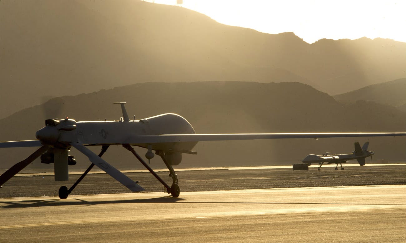 MQ-1 Predator and MQ-9 Reaper - Taxi to the runway