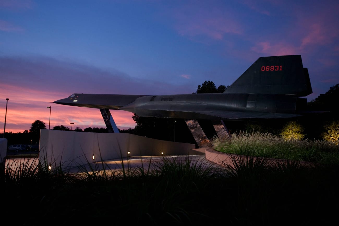 A-12 Oxcart on display