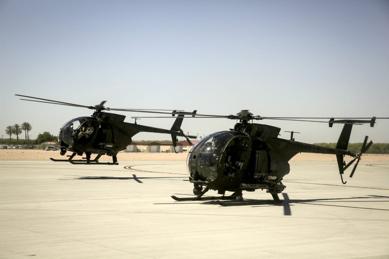 MH-6 Little Birds taking off, MH-6 Images