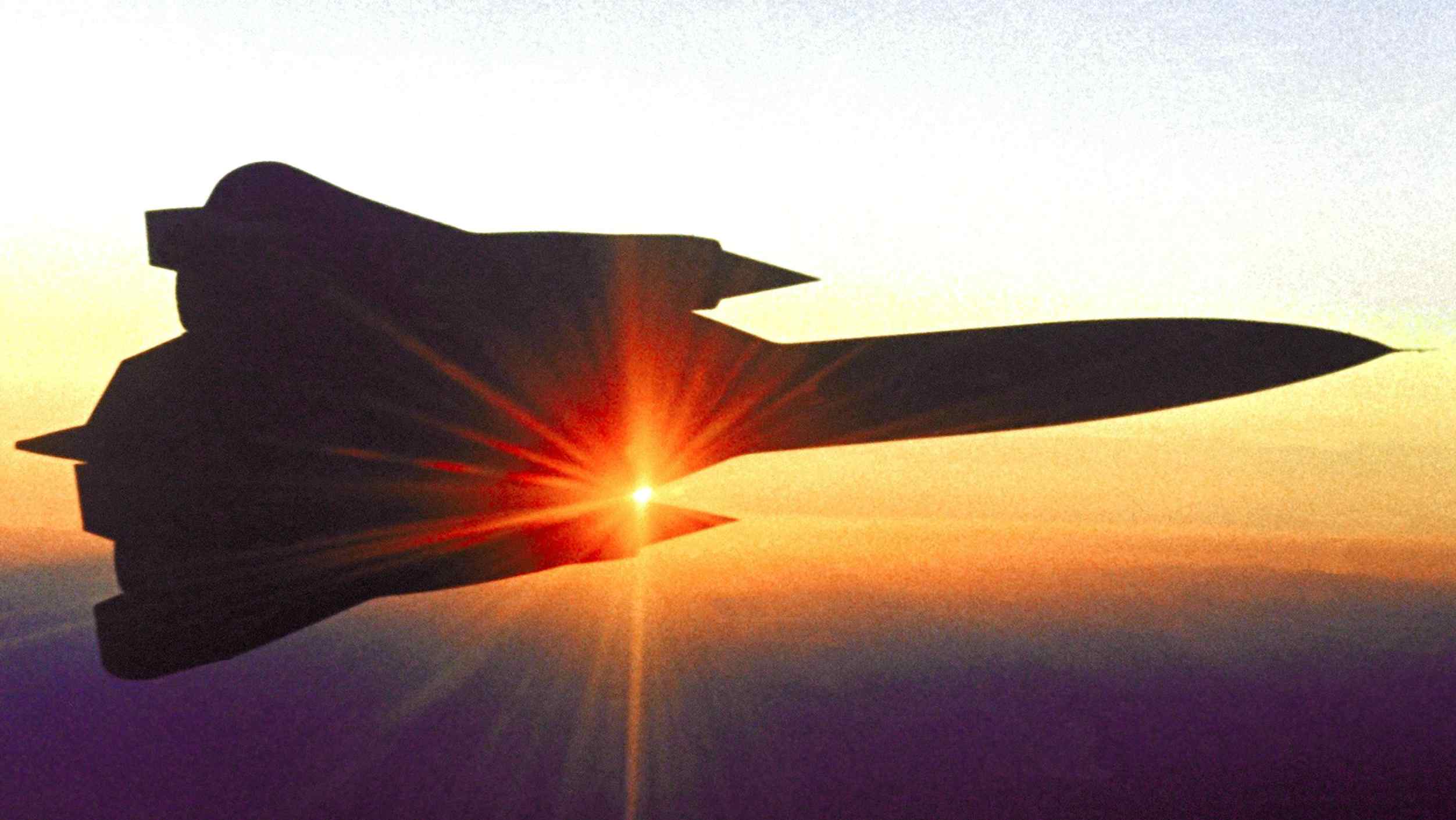 YF-12 in air