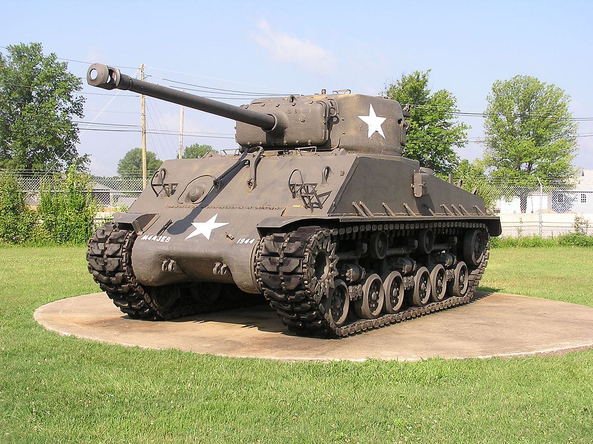 M4 Sherman Tank, one of the most iconic military tanks for sale to civilians